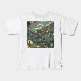 Tokyo Neon - Night Scenario - Vintage look Kids T-Shirt